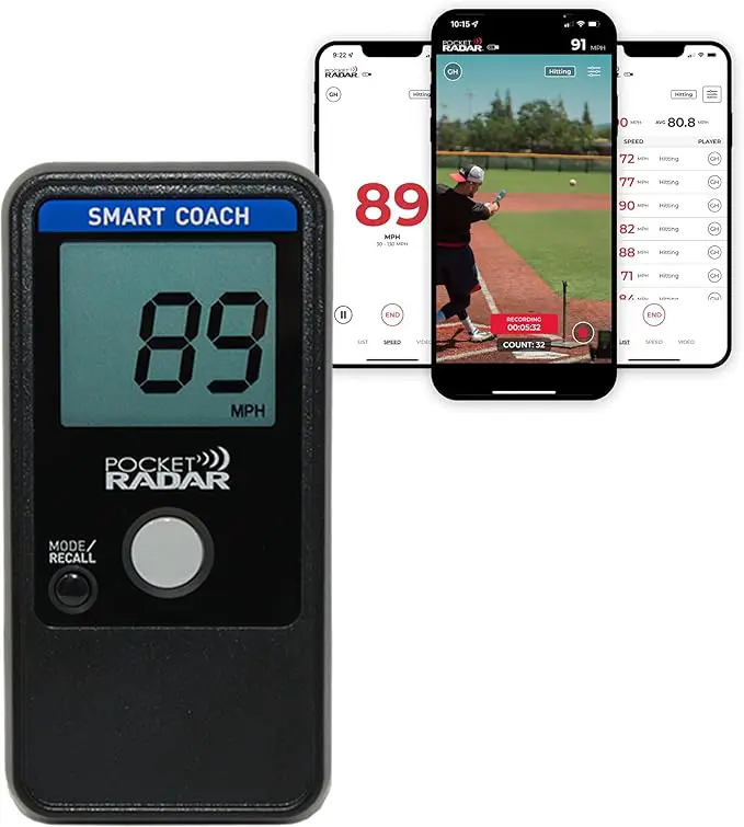Pocket Radar Smart Coach Speed Gun for Baseball