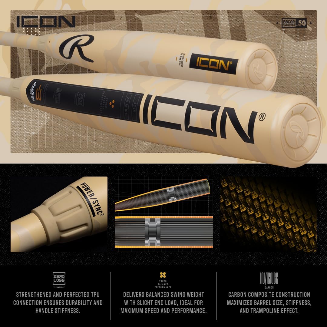 Rawlings 2025 ICON BBCOR Bat