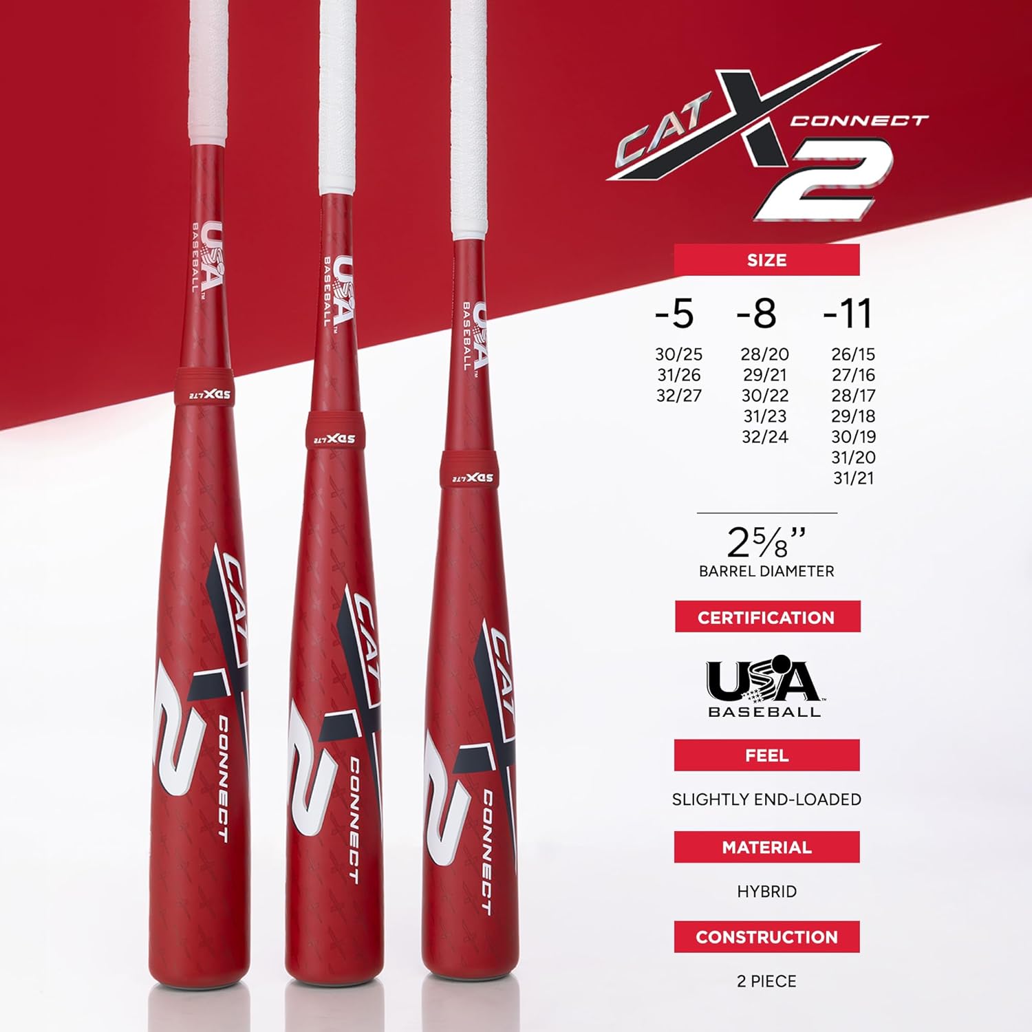 Marucci CATX2 Connect USA Bat