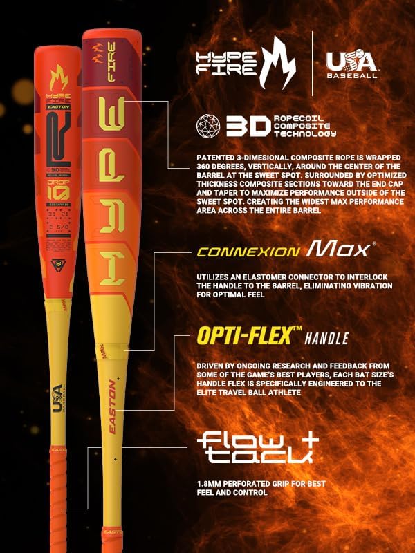 Easton 2025 Hype FIRE USA Bat