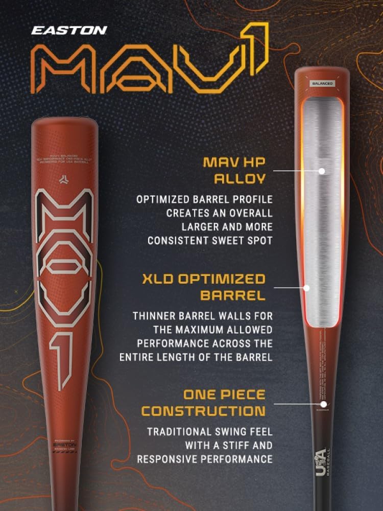 Easton 2025 MAV1 USA Bat