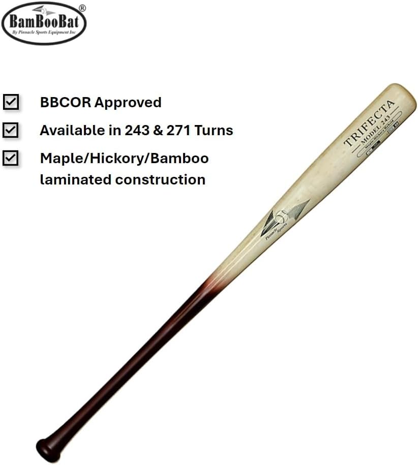 Pinnacle Sports Bamboobat Trifecta Maple and Hickory Hybrid