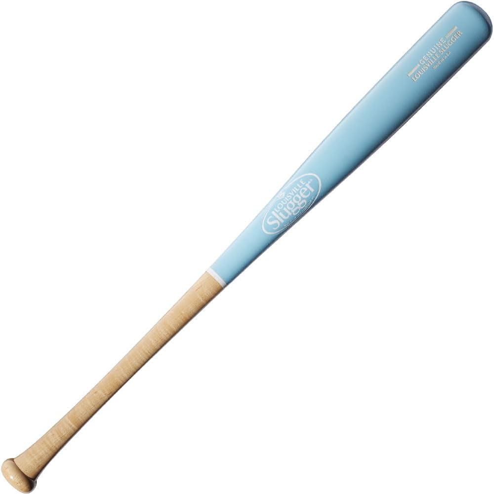 Louisville Slugger Genuine Mix Unfinished Light Blue Wood Bat