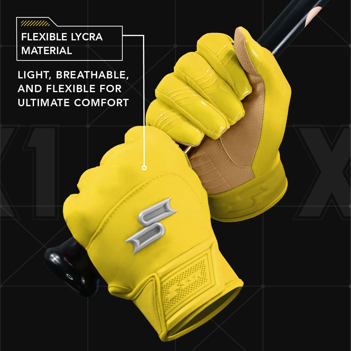SSK X1 Color Rush Batting Gloves