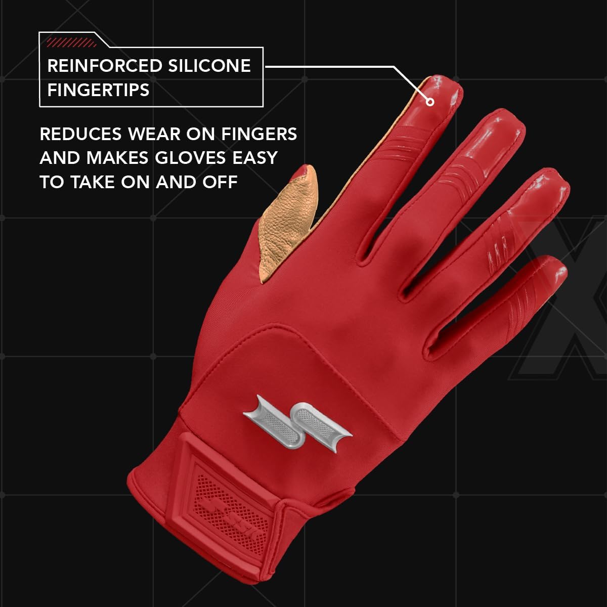 SSK X1 Color Rush Batting Gloves
