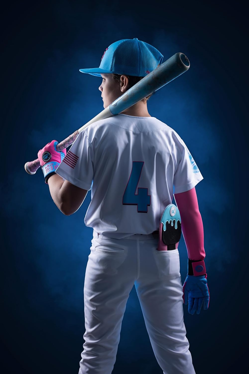 Drip & Rip Baller Series Premium Long Cuff Batting Gloves
