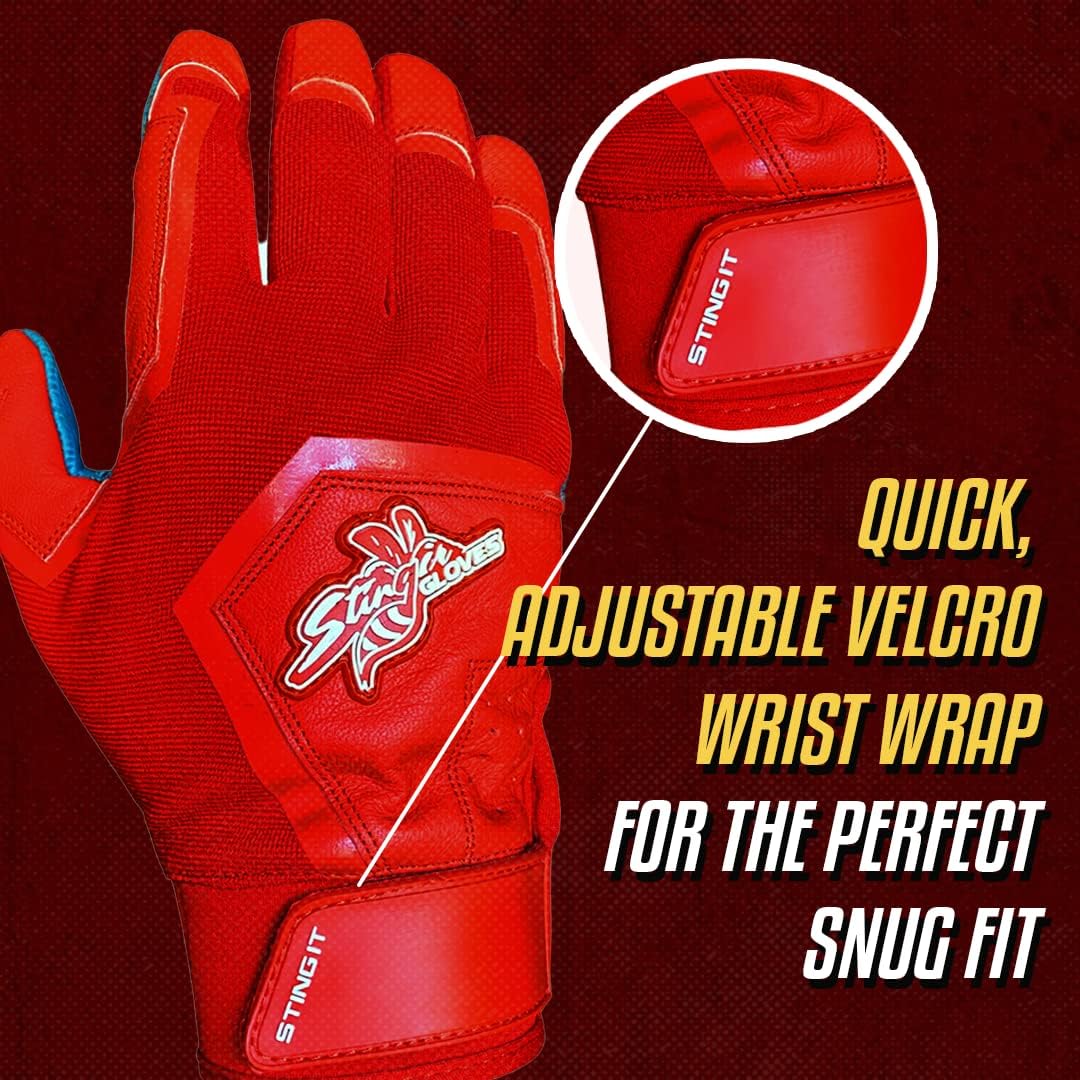 Stinger Sports Traditional Short Cuff Batting Gloves