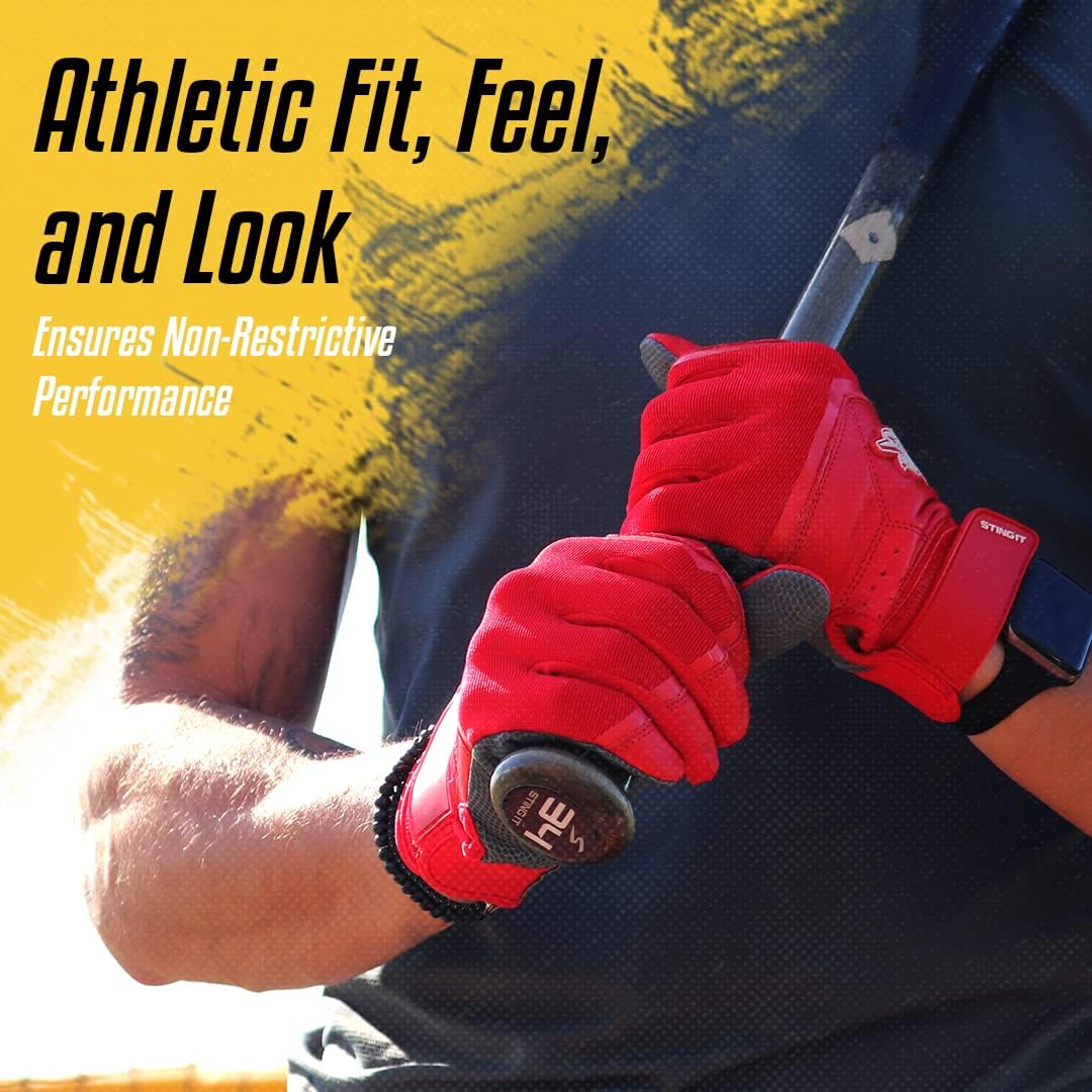 Stinger Sports Traditional Short Cuff Batting Gloves