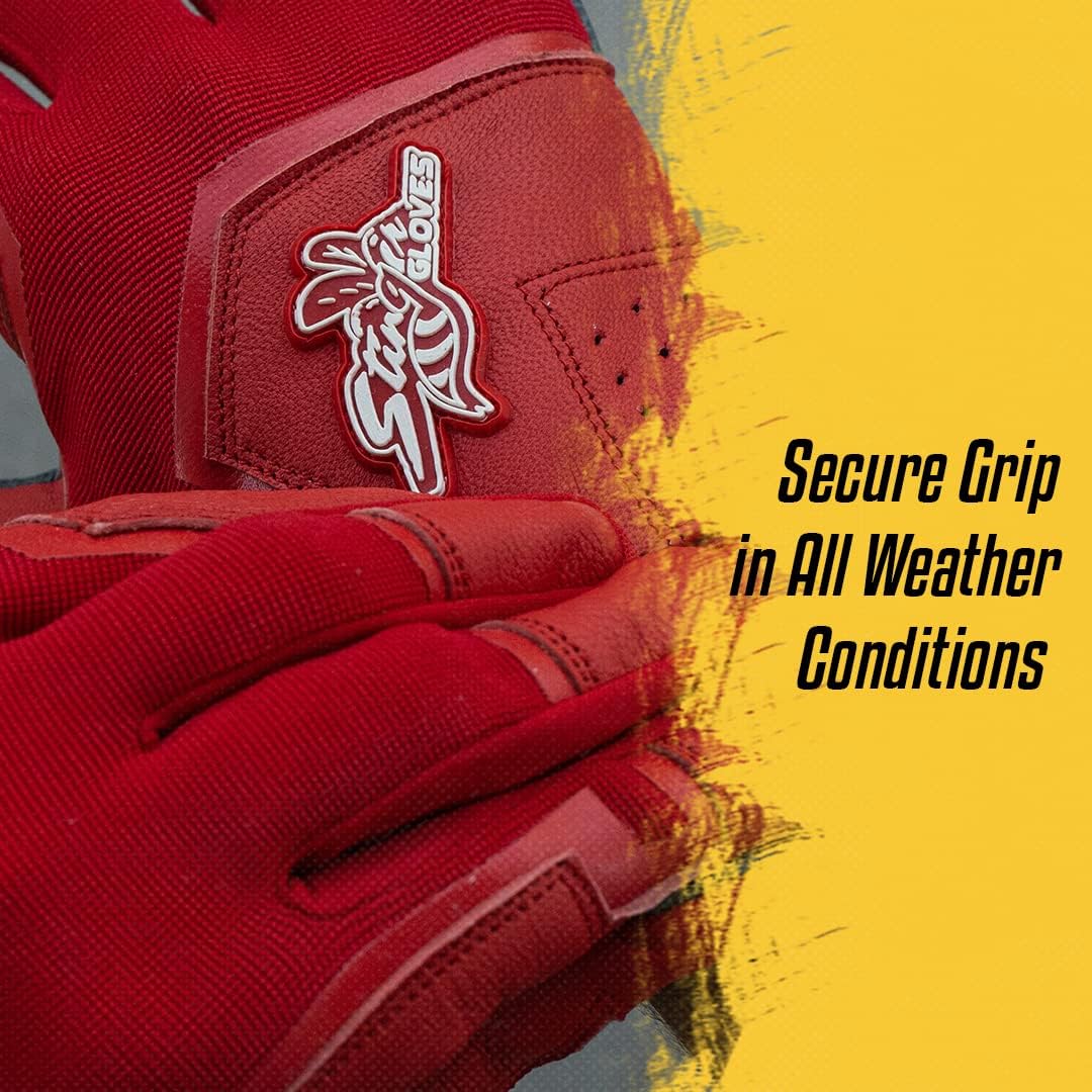 Stinger Sports Traditional Short Cuff Batting Gloves