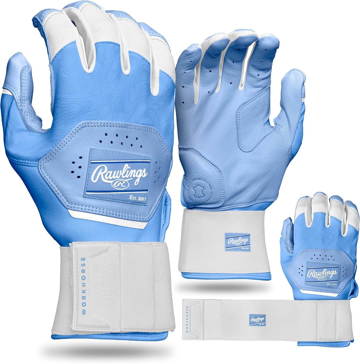 Rawlings Compression Strap Workhouse Batting Gloves