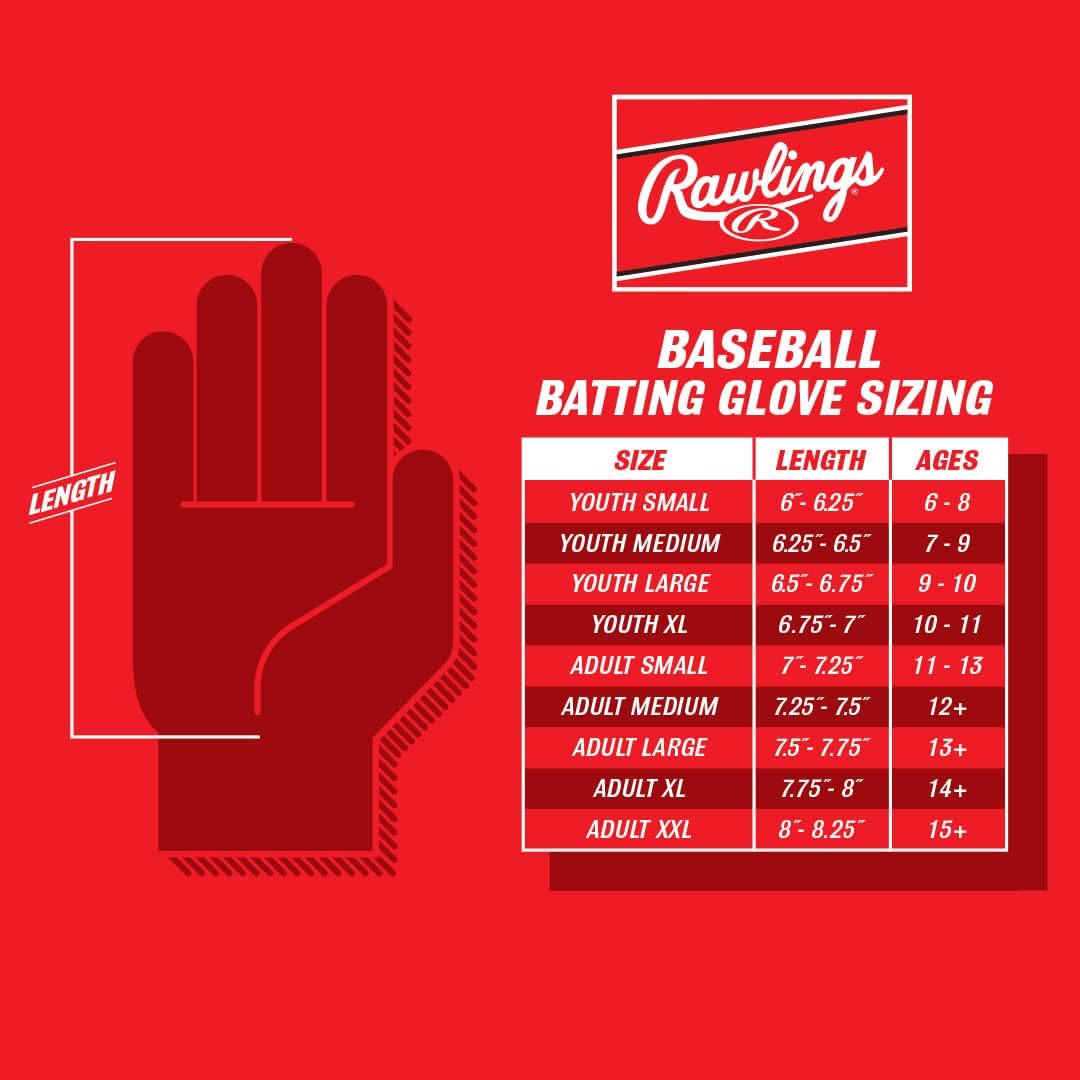 Rawlings Compression Strap Workhouse Batting Gloves