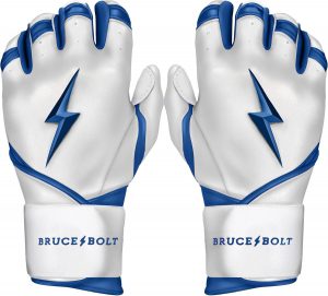 BRUCE BOLT Chrome Series Long Cuff Batting Gloves