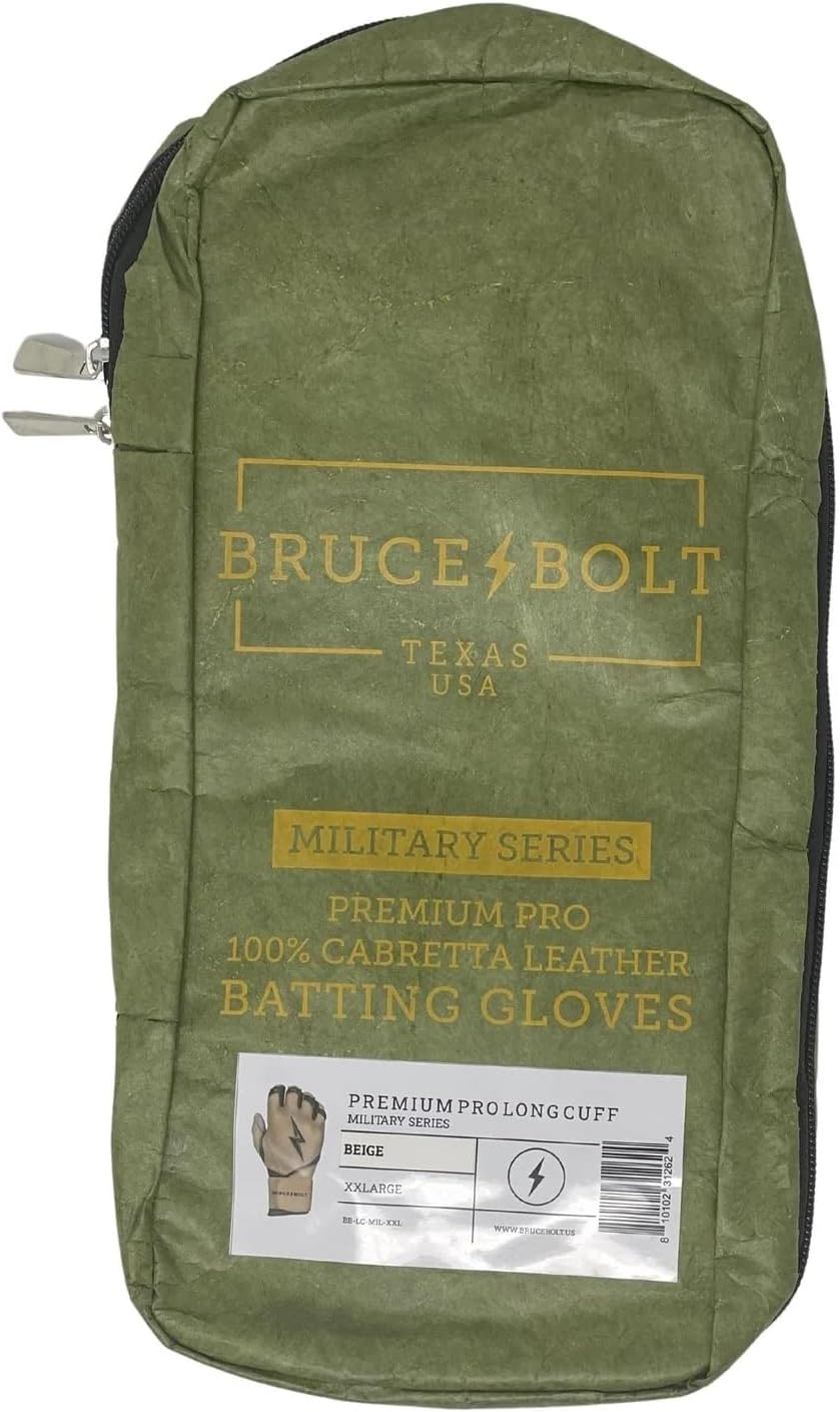 BRUCE BOLT Signature Series Long Cuff Batting Gloves