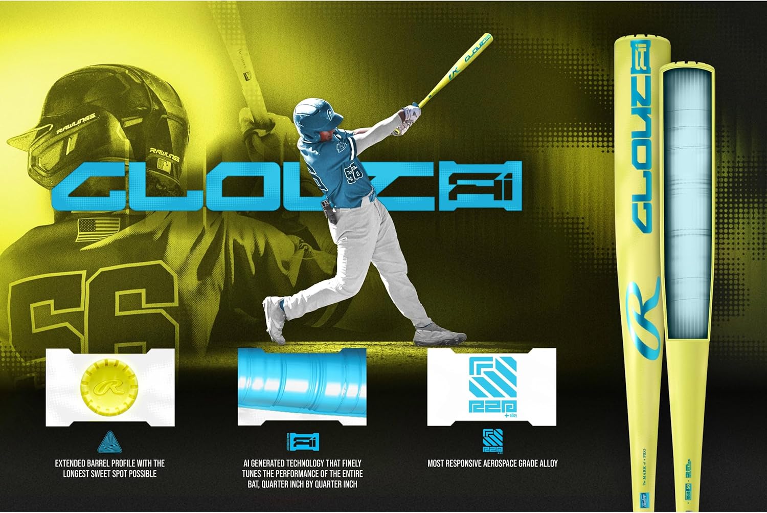 2026 Rawlings Clout AI Baseball Bat | BBCOR