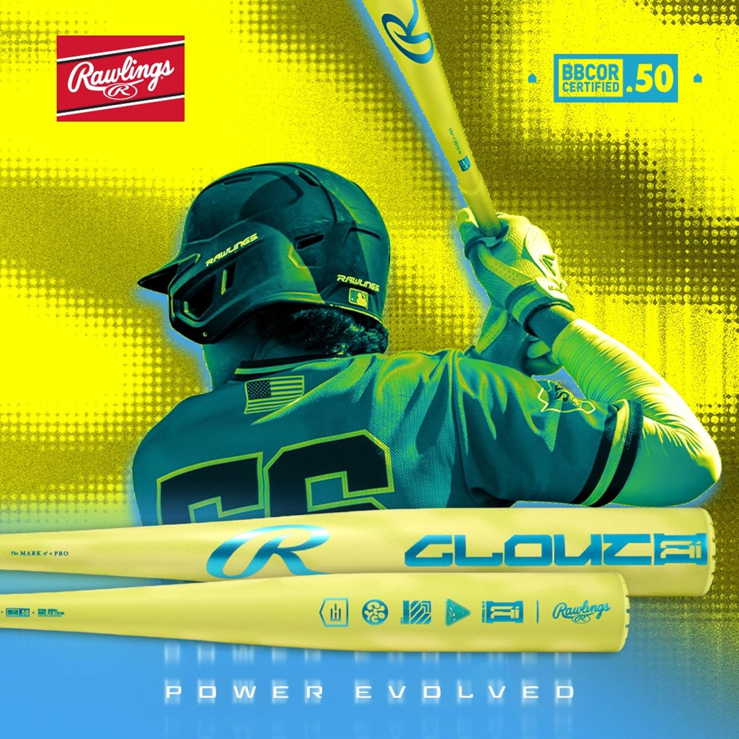 2026 Rawlings Clout AI Baseball Bat | BBCOR