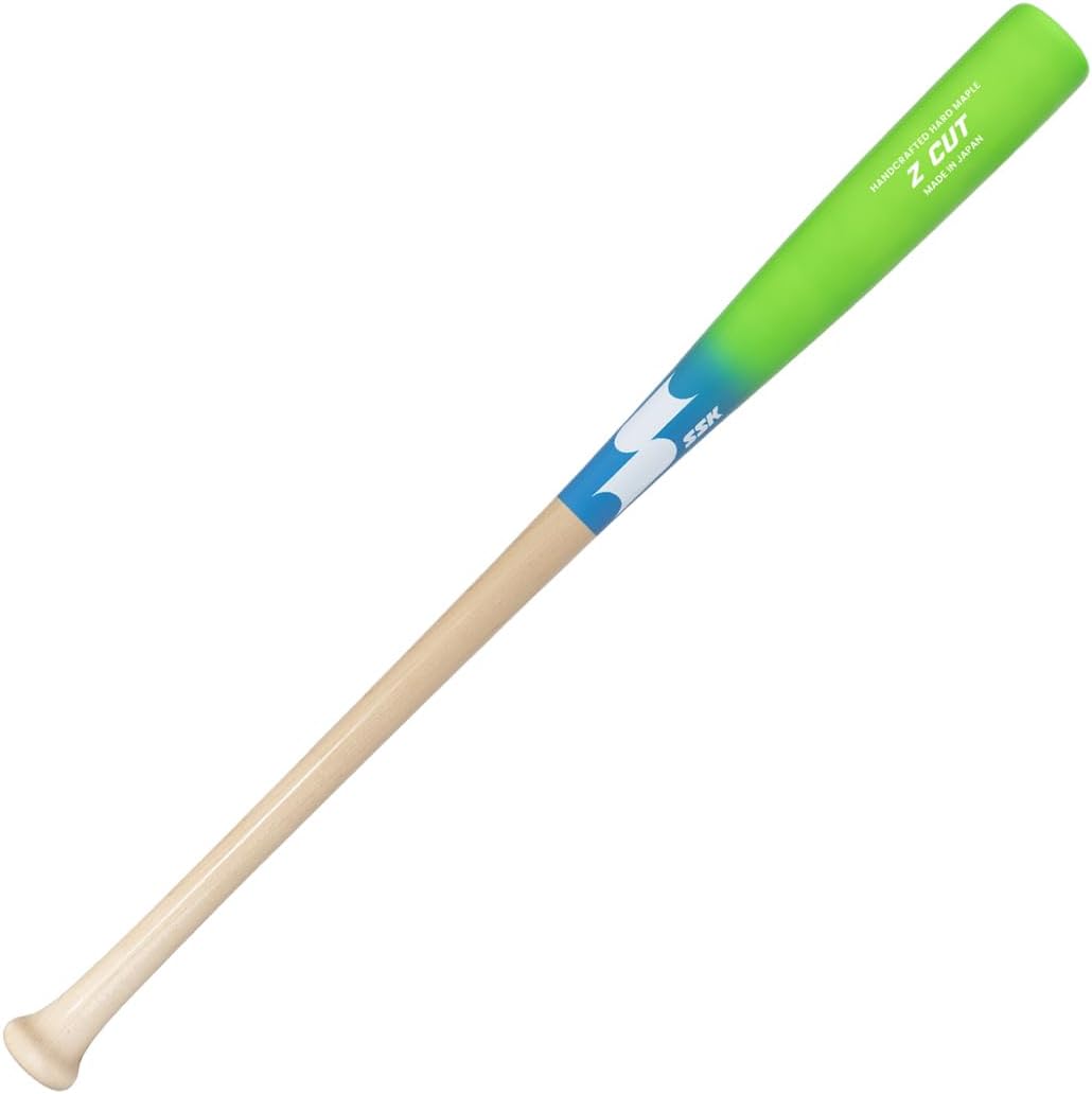Z Cut Maple Wood Baseball Bat - Made in Japan - Balanced - Durable